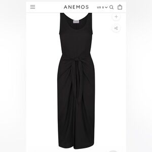 Anemos Black Sleeveless Dress